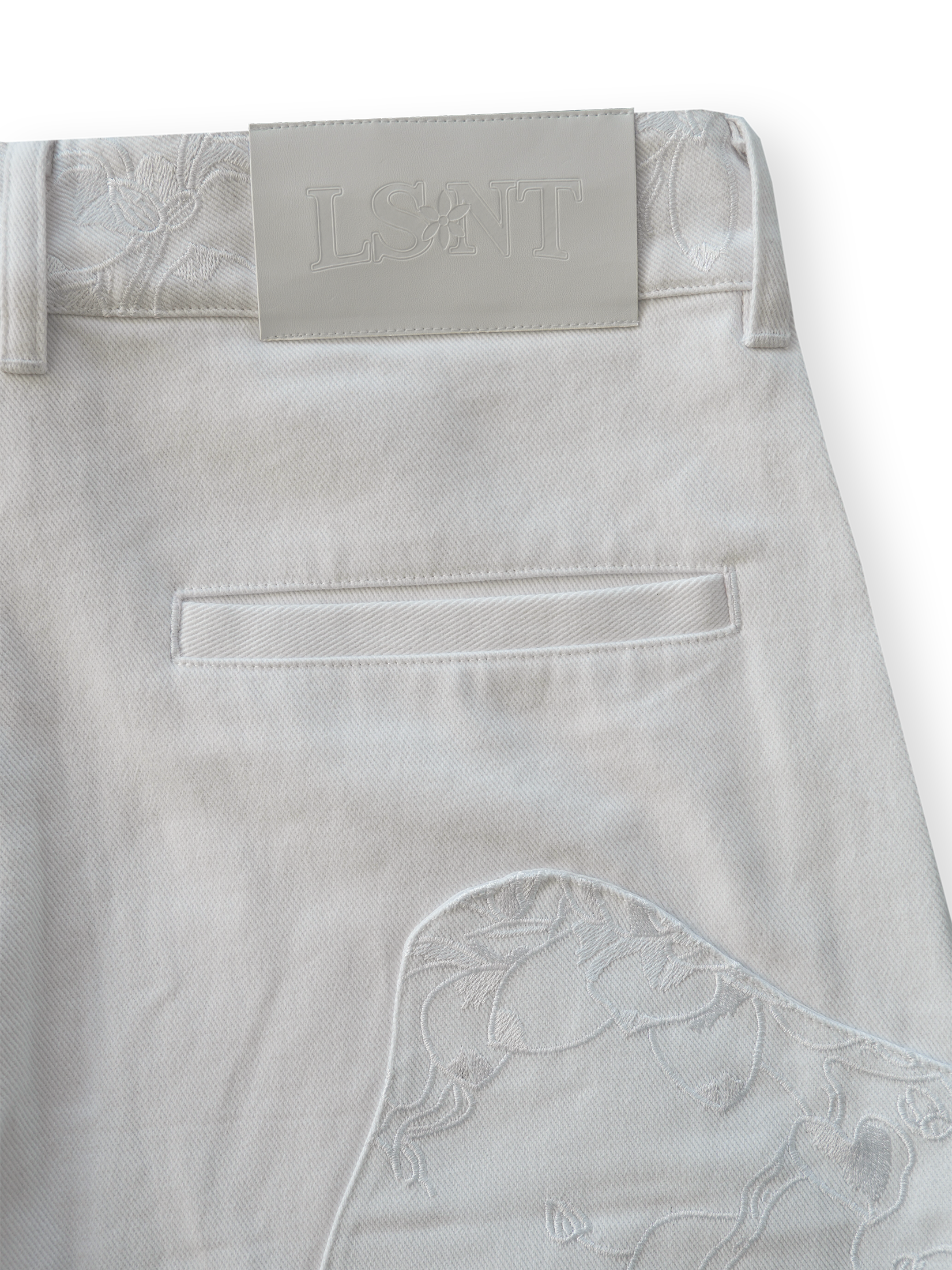 Shattered Porcelain Denim (WHITE)